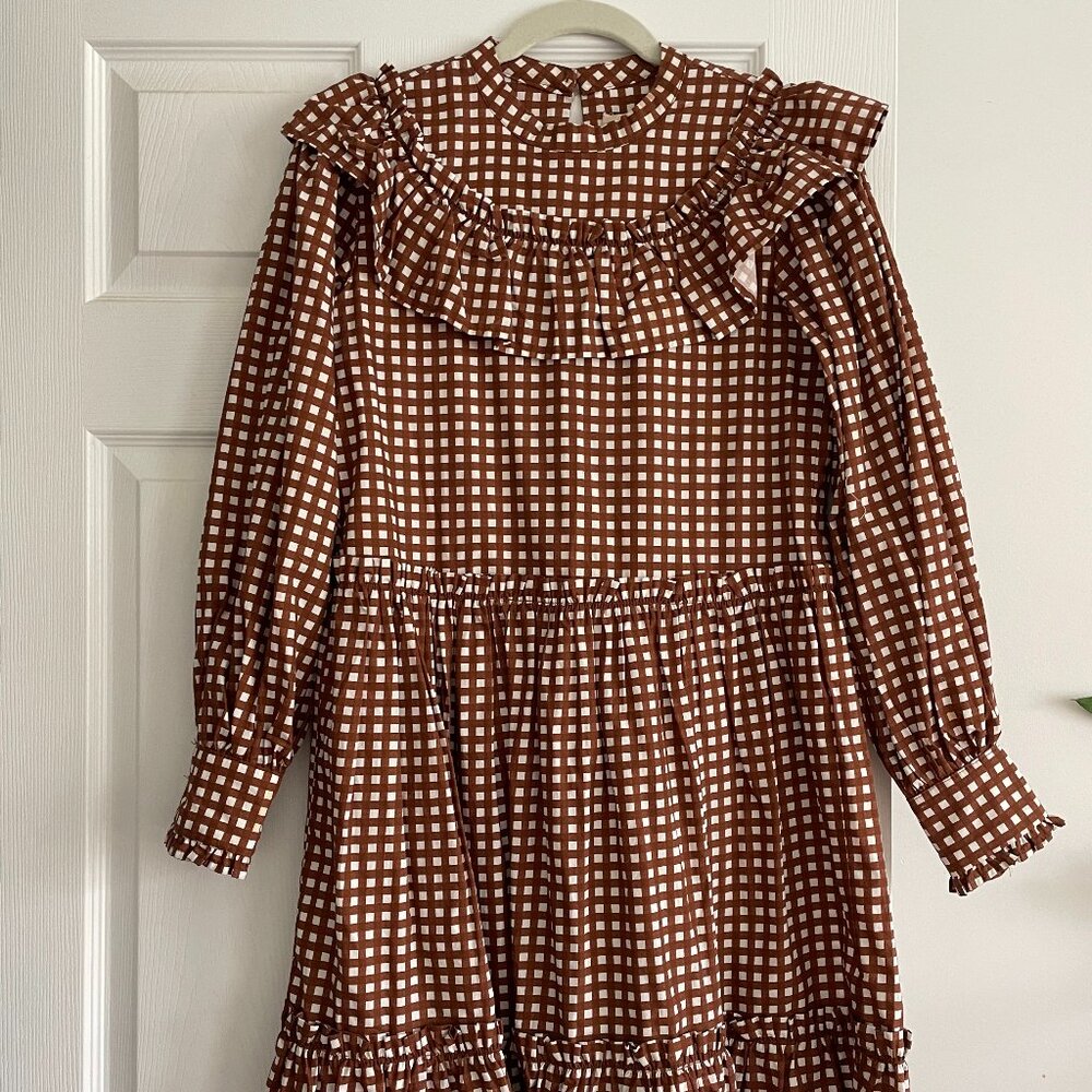 PORRIDGE Penny Gingham Mini Dress